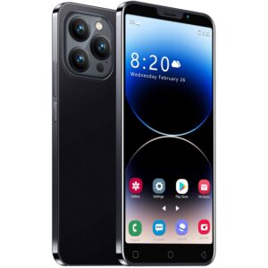 przsay cheap mobile phone, 5.0" ips display, android 9.0, dual sim, dual cameras, 1gb ram+16gb rom (expandable to 128gb), support: wifi, bluetooth, gps 3g smartphone (i14pro-black)