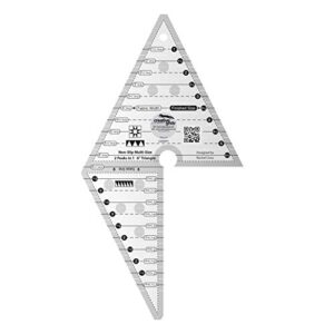 creative grids 2 peaks in 1 triangle quilt ruler - cgr2p1