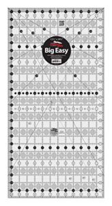 creative grids the big easy 12-1/2in x 24-1/2in rectangle ruler - cgr1224