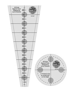 creative grids 18 degree dresden plate quilt ruler - cgr18cf