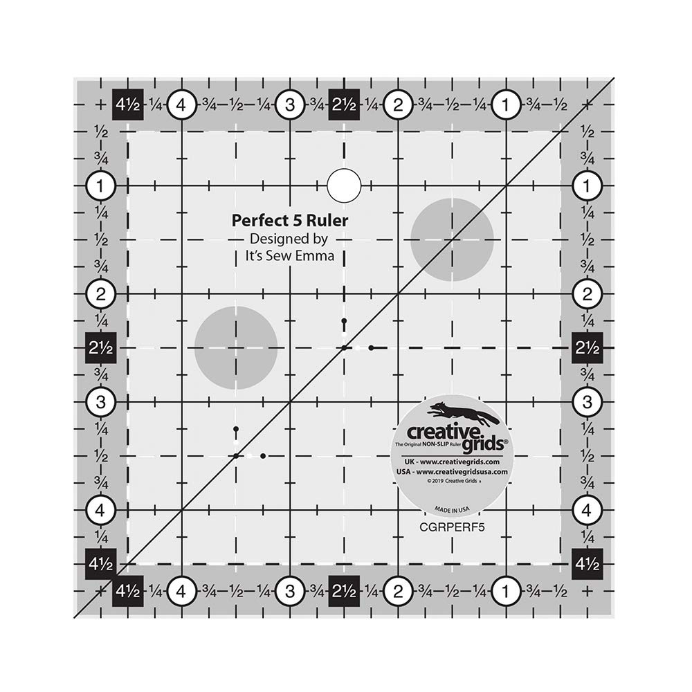 Creative Grids Perfect 5 Ruler - CGRPERF5