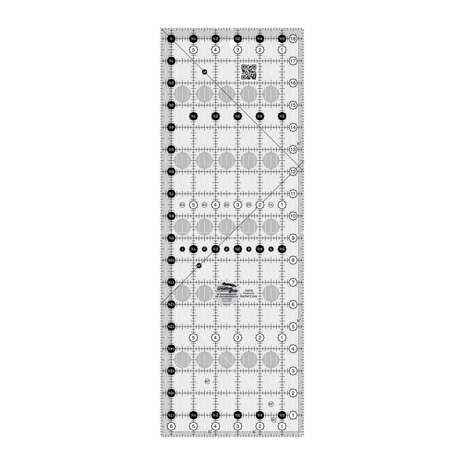 Creative Grids Quilt Ruler 6-1/2in x 18-1/2in - CGR18