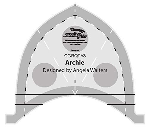 Creative Grids Machine Quilting Tools Rulers - Taj, Elvira, Chevy, Squiggy, Shorty, Slim, Archie