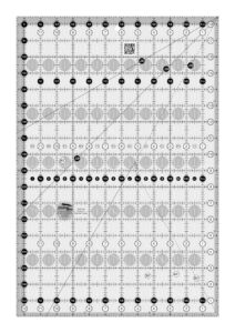 creative grids quilting ruler 12-1/2in x 18-1/2in - cgr1218