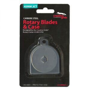 creative grids 45mm replacement rotary blade 2pk