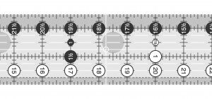 Creative Grids Quilt Ruler 2.5 Inch by 36.5 Inch Yardstick Rectangle