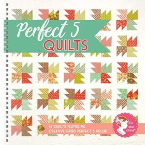 Perfect 5 Quilts Bundle- Creative Grids Perfect 5 Ruler and Perfect 5 Quilts Pattern Book