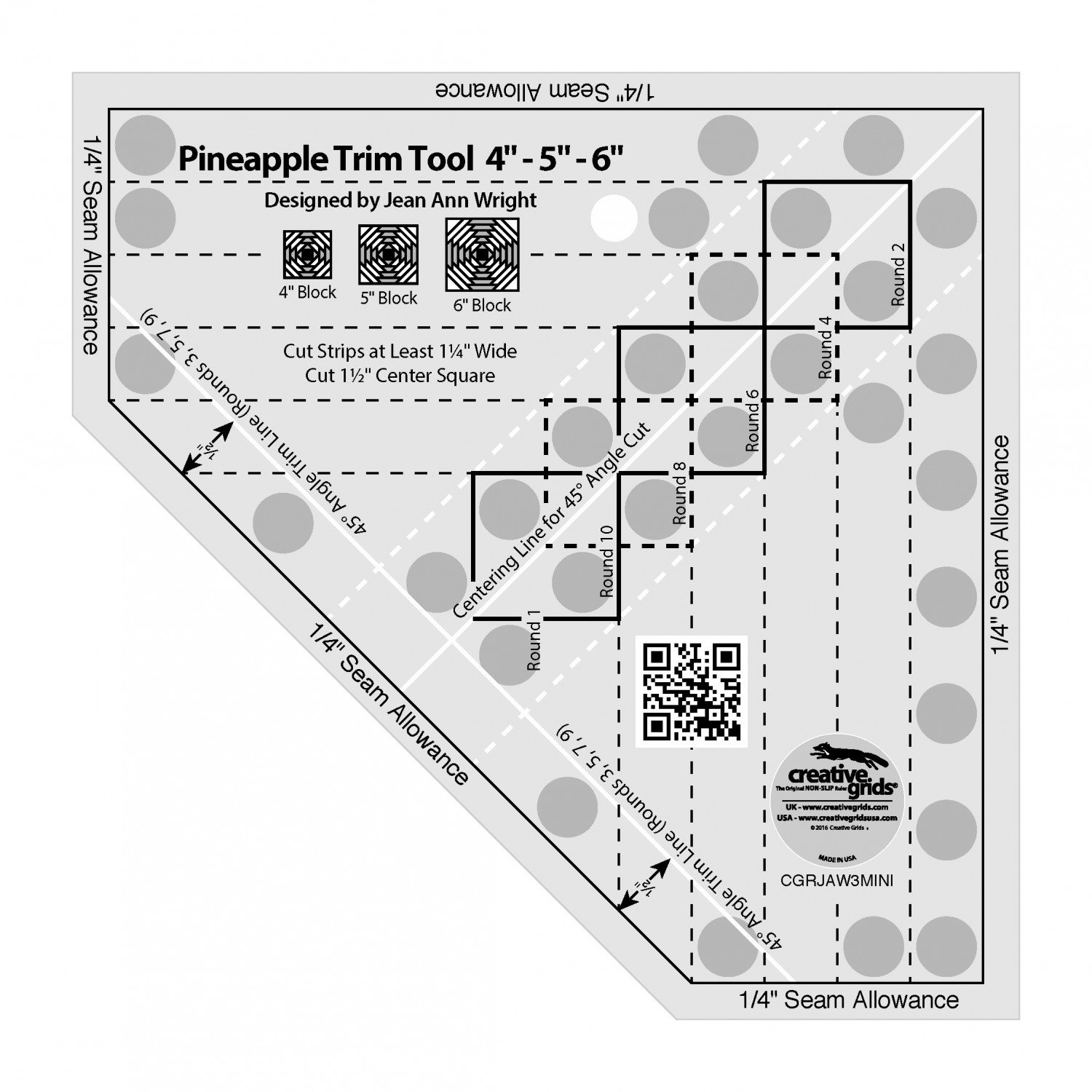 Creative Grids 2 Pack - Pineapple Trim Tool (CGRJAW3) and Pineapple Trim Tool Mini (CGRJAW3MINI)