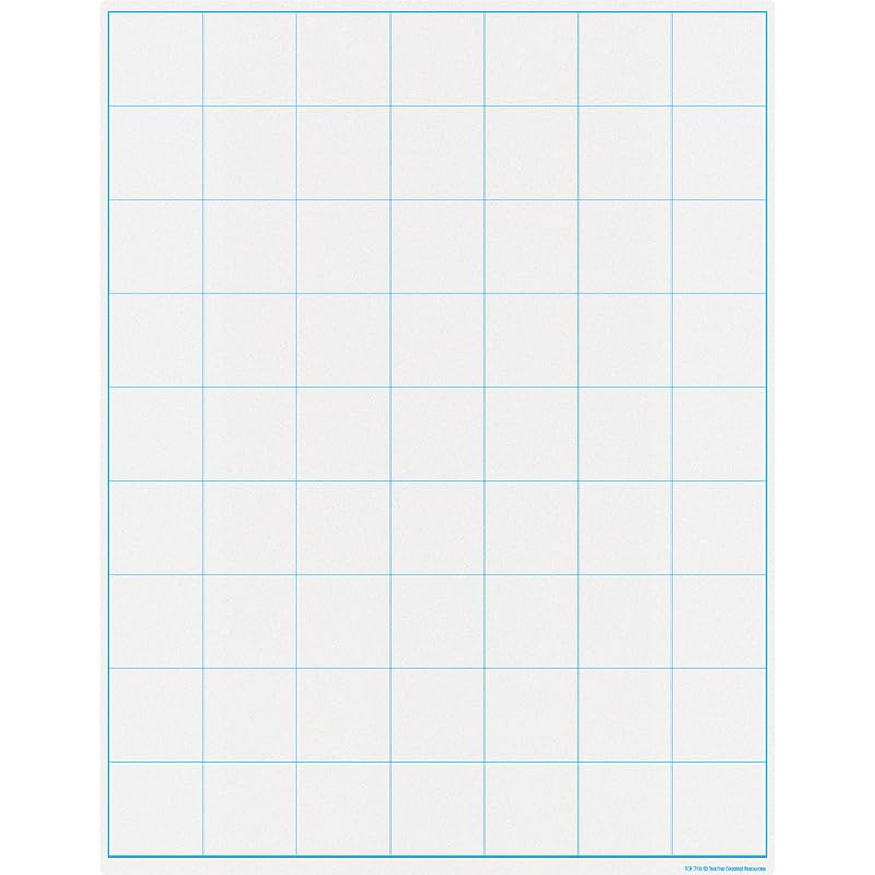 Teacher Created Resources Graphing Grid Large Squares Write-on/Wipe-off Chart