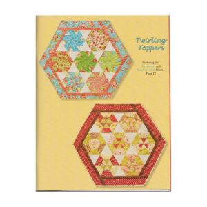 Creative Grids The Sizzzlin' Sixties Quilts Book by Anka's Treasures & The 60-Degree Triangle (8" Finished) Ruler cgrT60 Bundle