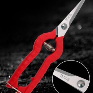 Stainless Steel Pruning Shears 7.8 inch Fruit Trees Bonsai Sharp Garden Scissors Tool