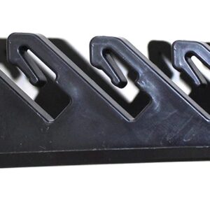 JSP Manufacturing Plastic Portable Gripper 10-Tool Wrench Organizer Tray (1, Black)