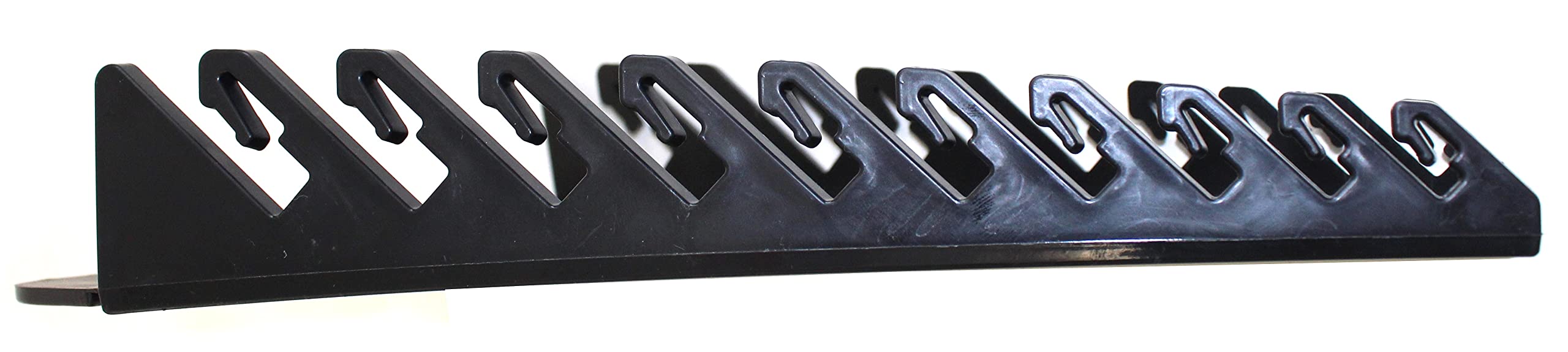 JSP Manufacturing Plastic Portable Gripper 10-Tool Wrench Organizer Tray (1, Black)