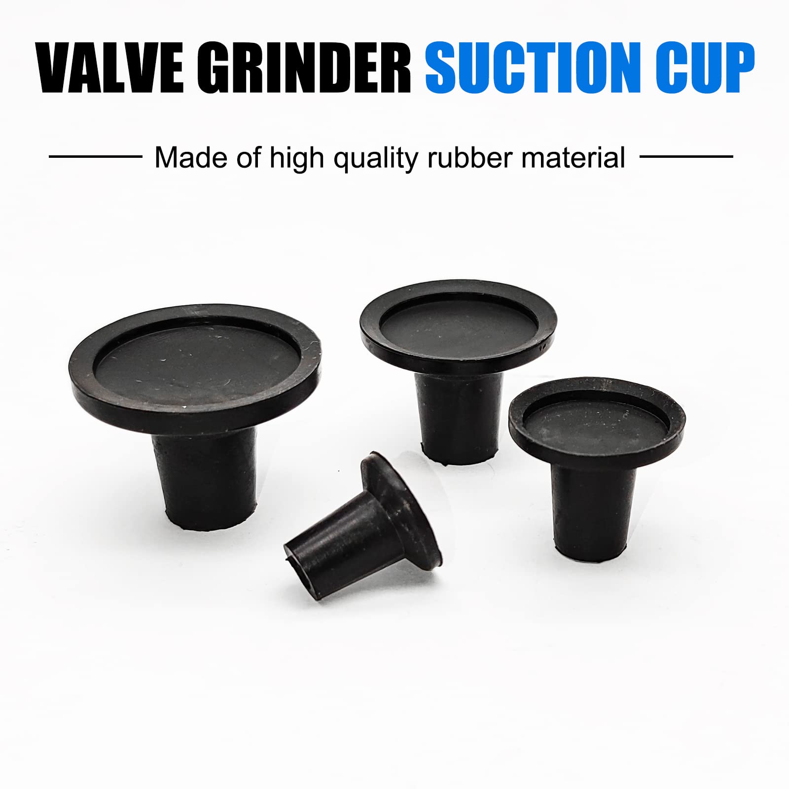 Valve Grinding Professional Tool, Manual Grinding Suction Cup, Manual Valve Grinding Tool, 4 Grinding Suction Cups