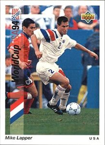 1993 upper deck world cup 94 preview english/spanish #2 mike lapper