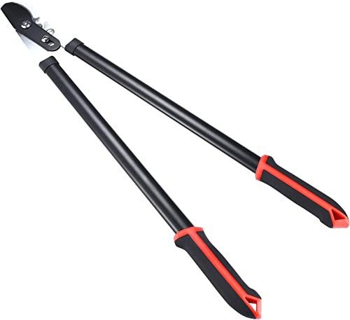 Bypass Lopper with Compound Action, 30 Inch Tree Trimmer, Hand Loppers with 1.75" Cutting Capacity Tree Pruner Chops Thick Branches with Ease, a02