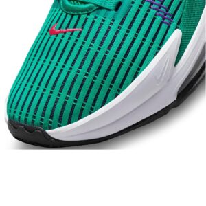 Nike Lebron Witness VI Mens Basketball Trainers CZ4052 Sneakers Shoes (UK 8 US 9 EU 42.5, Clear Emerald Hyper Pink 300)