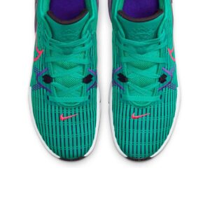 Nike Lebron Witness VI Mens Basketball Trainers CZ4052 Sneakers Shoes (UK 8 US 9 EU 42.5, Clear Emerald Hyper Pink 300)