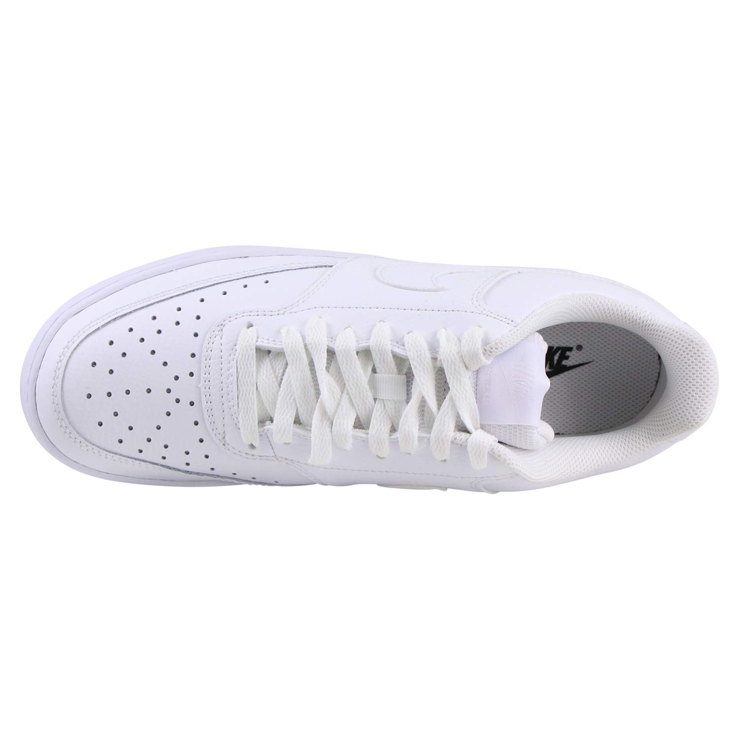 Nike Men's Court Vision Low Sneaker, White/Whiteblack, 9.5 Regular US