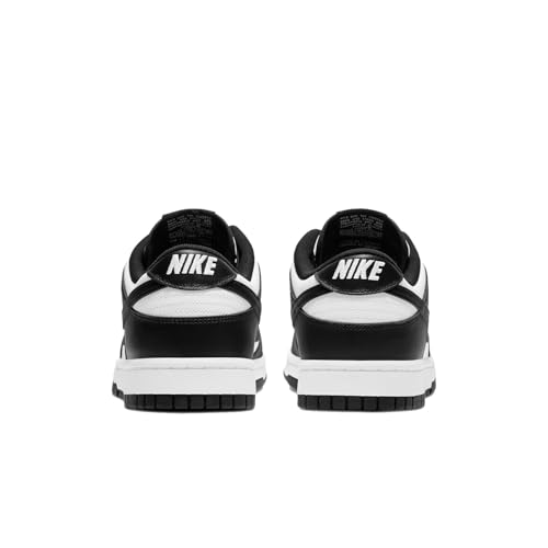 Nike Dunk Low Retro Men's Basketball Shoes, White Black White, 12 US