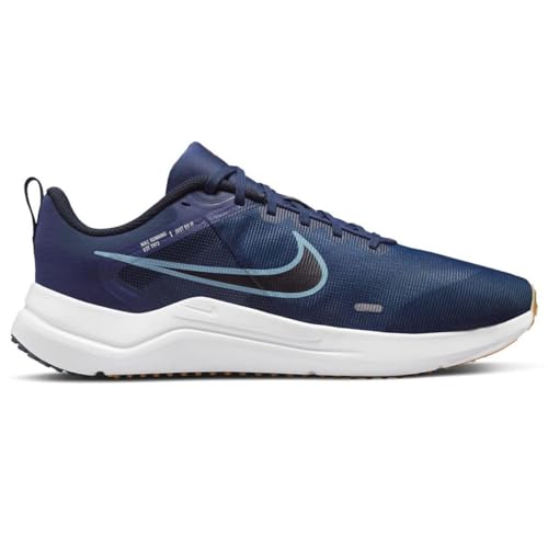 Nike men's Road Running Shoes, Blue Midnight Navy Worn Blue Dark Obsidian, 11 US