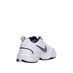 Nike Men's Air Monarch IV Cross Trainer, White/Metallic Silver/Midnight Navy, 11.0 Regular US