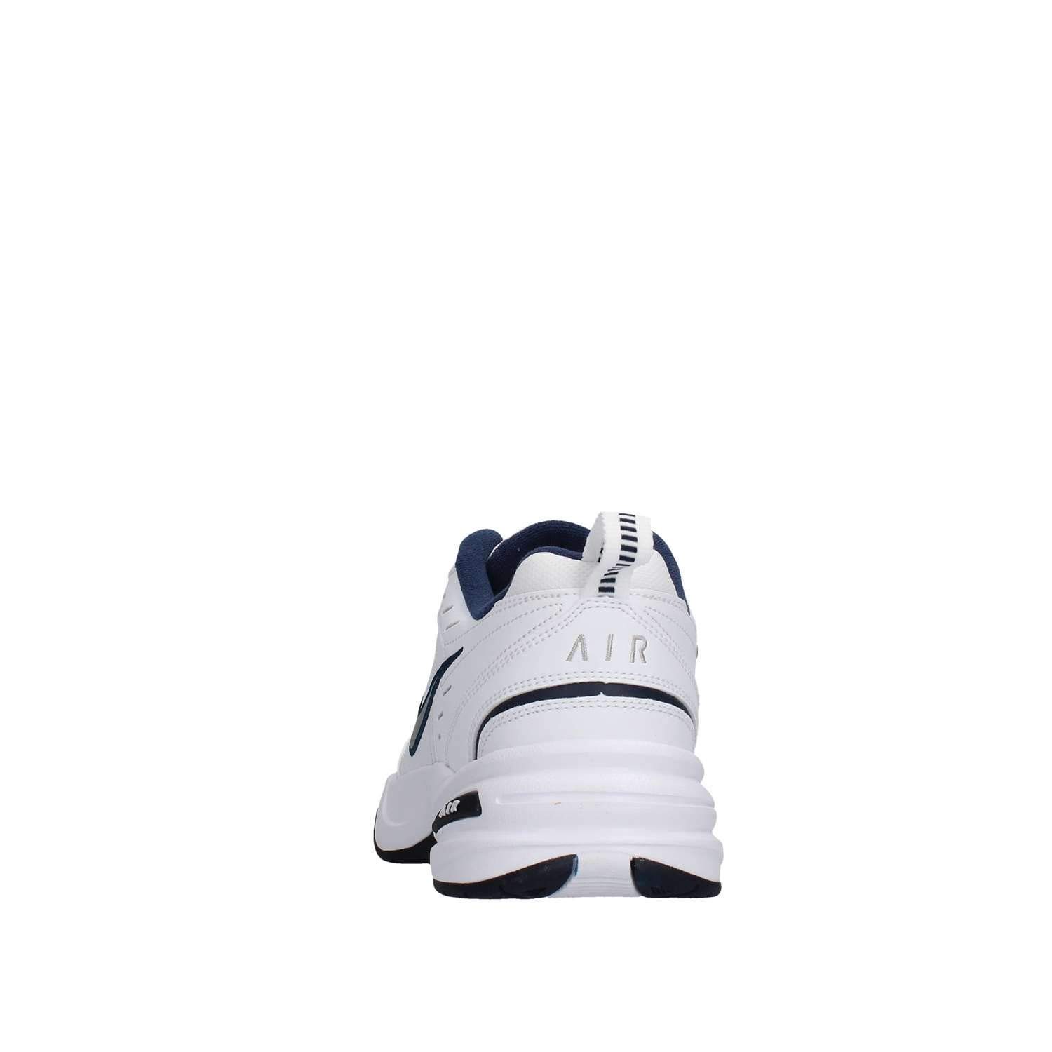 Nike Men's Air Monarch IV Cross Trainer, White/Metallic Silver/Midnight Navy, 11.0 Regular US