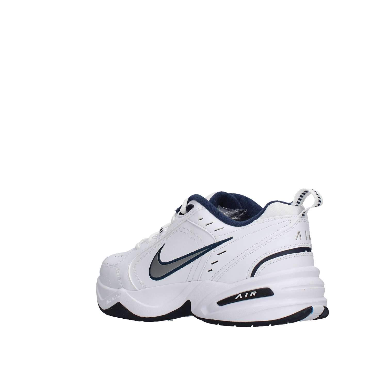 Nike Men's Air Monarch IV Cross Trainer, White/Metallic Silver/Midnight Navy, 11.0 Regular US