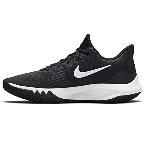 Nike Men's Precision 5 Black White Basketball Shoes