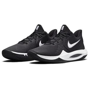 Nike Men's Precision 5 Black White Basketball Shoes