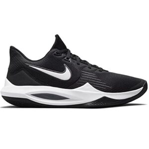 Nike Men's Precision 5 Black White Basketball Shoes