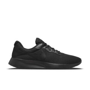 Nike Mens Tanjun Black/Black-Barely Volt 7.5