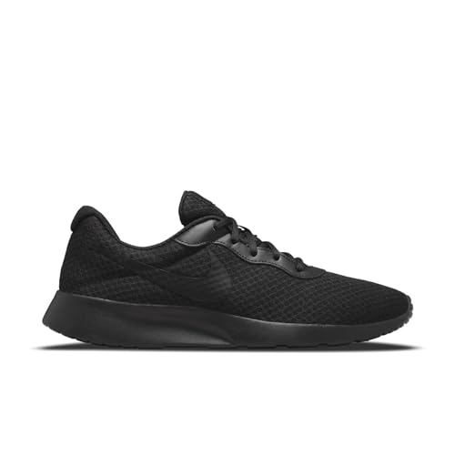 Nike Mens Tanjun Black/Black-Barely Volt 7.5