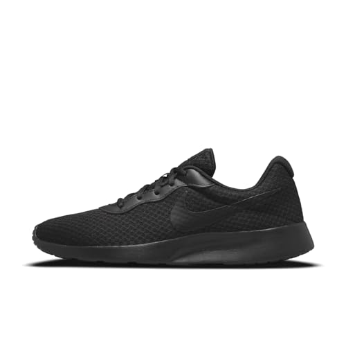 Nike Mens Tanjun Black/Black-Barely Volt 7.5