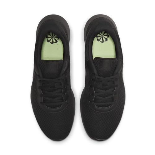 Nike Mens Tanjun Black/Black-Barely Volt 7.5