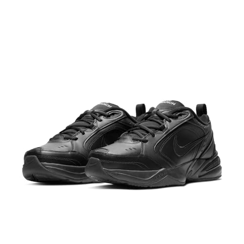 Nike Men's Air Monarch IV Cross Trainer, Black/Black, 10.5 4E US