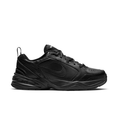 Nike Men's Air Monarch IV Cross Trainer, Black/Black, 10.5 4E US