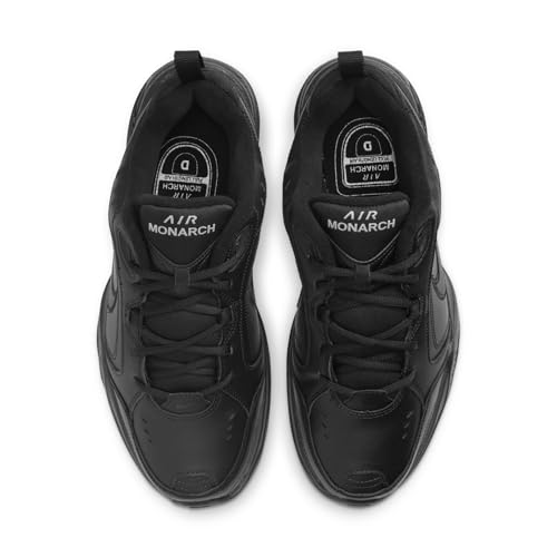 Nike Men's Air Monarch IV Cross Trainer, Black/Black, 10.5 4E US