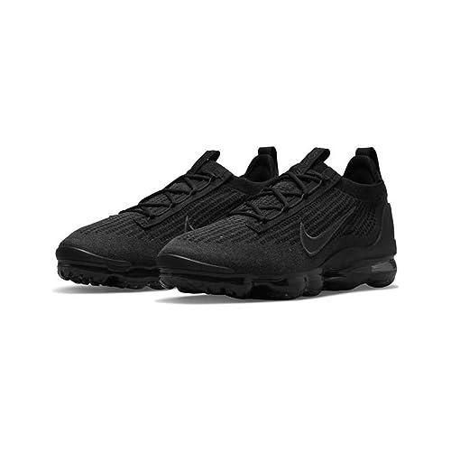 Nike Mens Air Vapormax 2021 FK Black/Black/Black/Anthracite 10 D - Medium