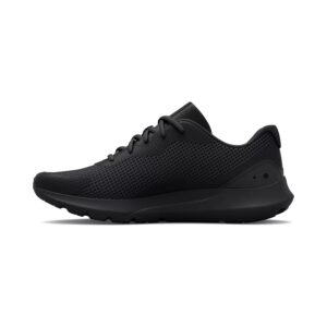 Under Armour Men's Surge 3, Black/Black, 15 Medium US