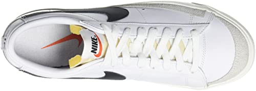 Nike Men's Low '77 Vintage Shoes Blazer, White/Black/Sail, 12