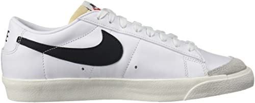 Nike Men's Low '77 Vintage Shoes Blazer, White/Black/Sail, 12