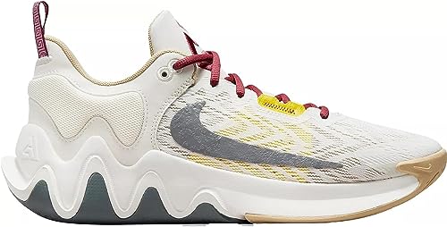 Nike Men's Giannis Immortality 2 Athletic Basketball Shoes (Sail Smoke Gray Yellow) US Size 9