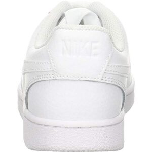 Nike Women's Court Vision Low Sneaker, White/White-White, 7 Regular US