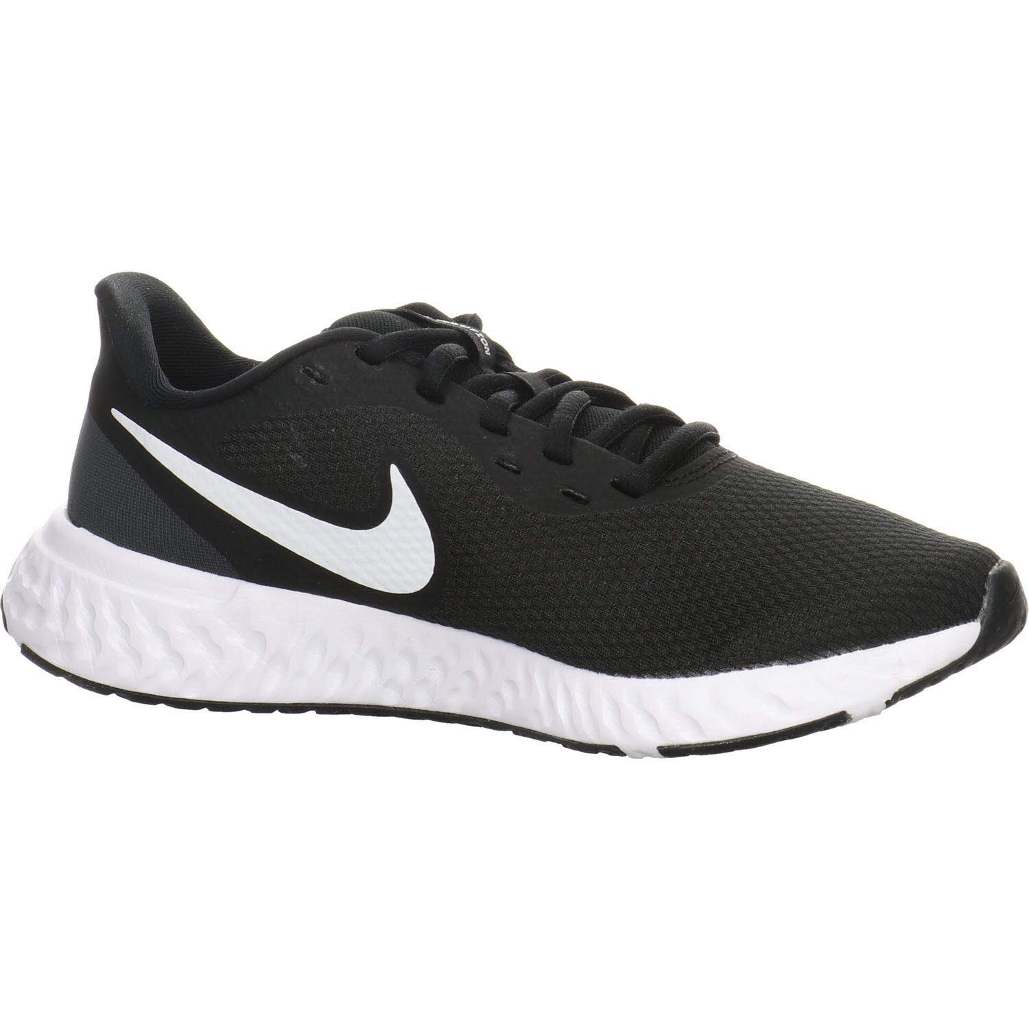 Nike Women's Revolution 5 Running Shoe, Black/White-Anthracite, 8.5 Regular US