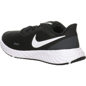 Nike Women's Revolution 5 Running Shoe, Black/White-Anthracite, 8.5 Regular US