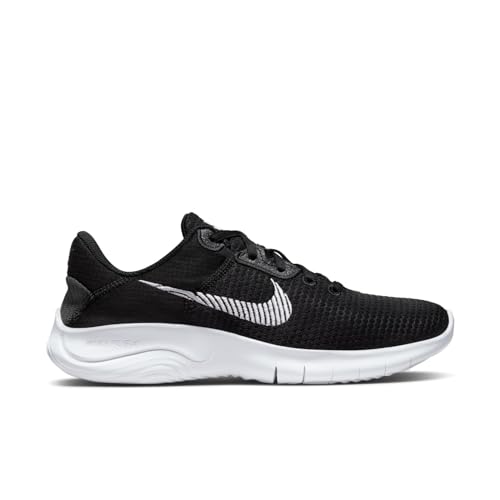 NIKE Women's Flex Experience Run 11 Trainers, Black White Dk Smoke Grey, 6 UK