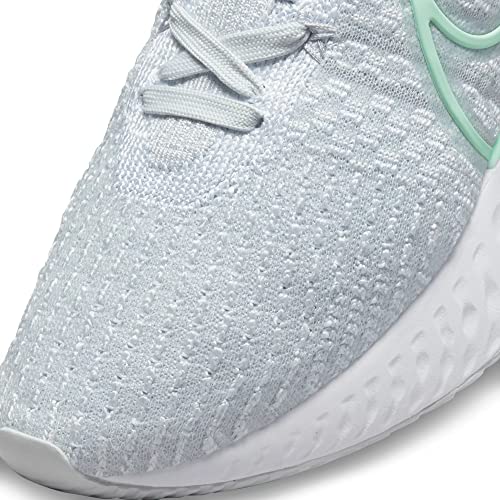 Nike React Infinity Run Flyknit 3 Women's Road Running Shoes (us_Footwear_Size_System, Adult, Women, Numeric, Medium, Numeric_8_Point_5) Grey/Red/Blue 8.5