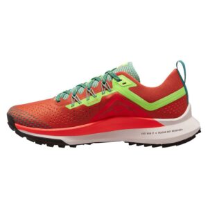 nike women's react pegasus trail 4 running shoes (mantra orange/enamel green/bicoastal/ghost green, us_footwear_size_system, adult, women, numeric, medium, numeric_8)