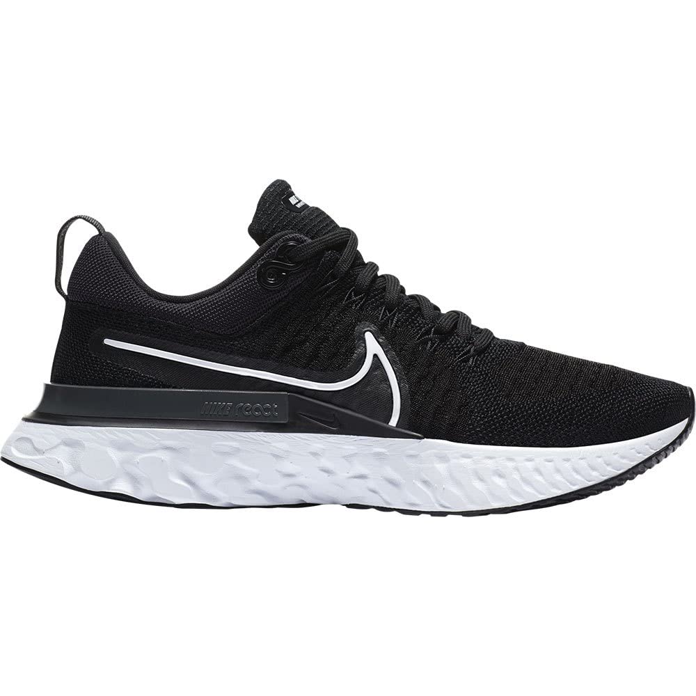 Nike Women's Running Shoe, Black White Iron Grey, 10.5 US